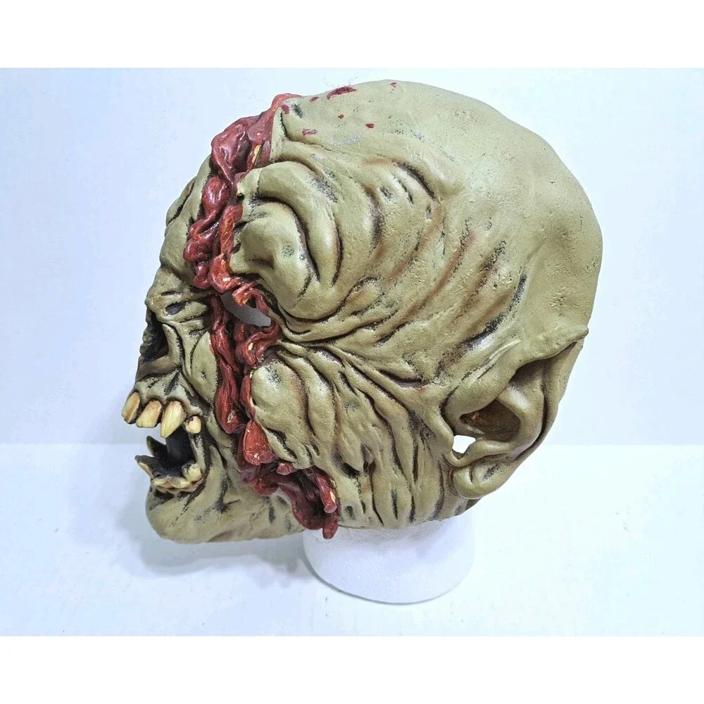 Paper Magic Group Zombie Monster Halloween Ogre Vintage Rubber Mask 2001 Scar